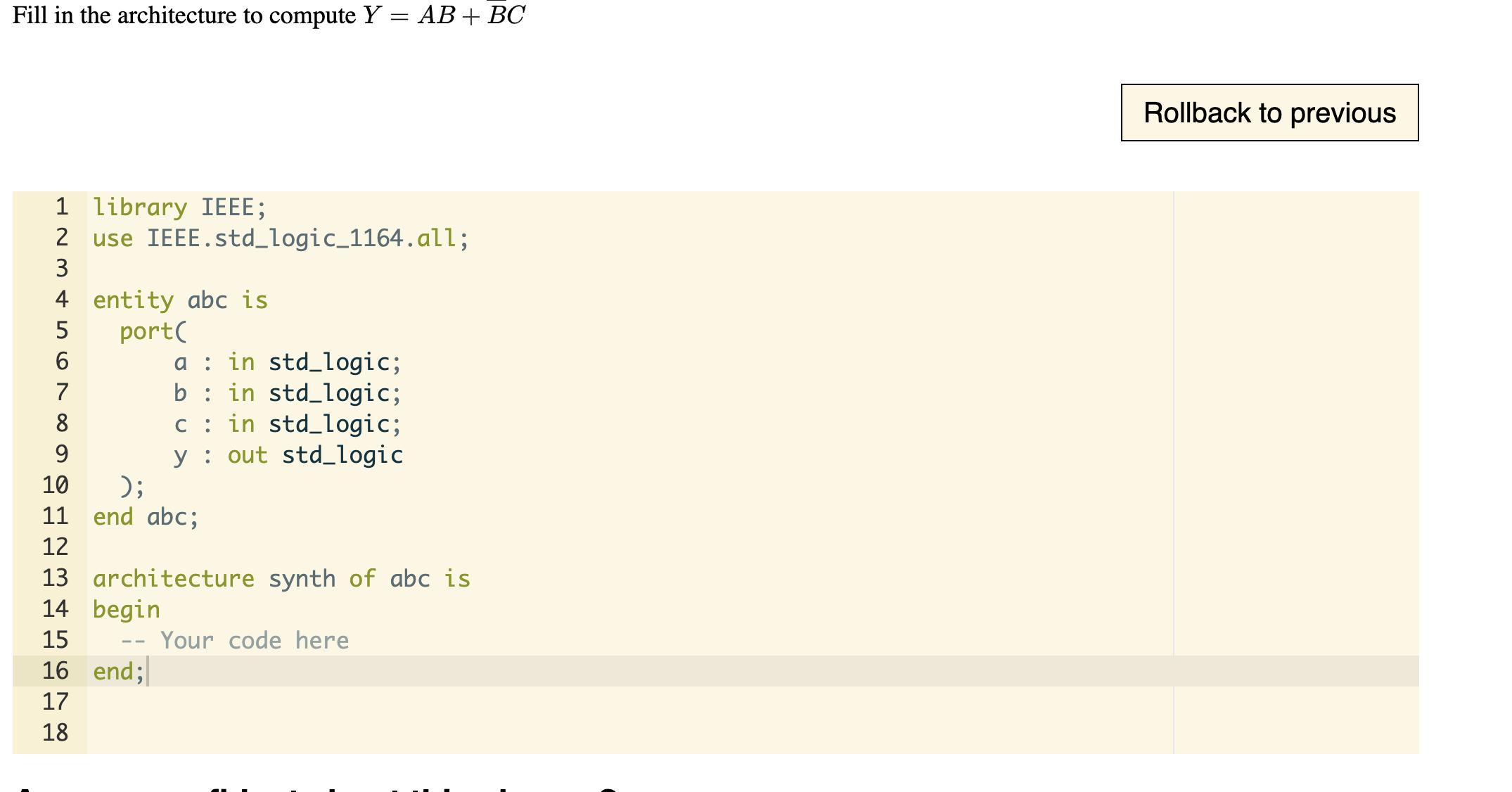 Solved Fill In The Architecture To Compute Y=AB+BC \( | Chegg.com