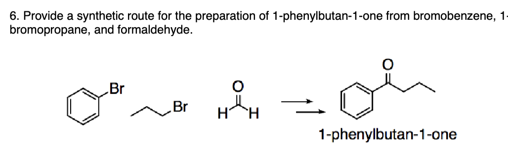 Solved Provide a synthetic route for the preparation of | Chegg.com