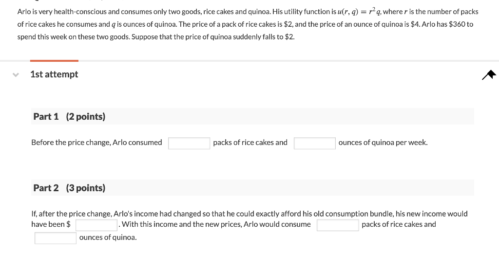 solved-arlo-is-very-health-conscious-and-consumes-only-two-chegg