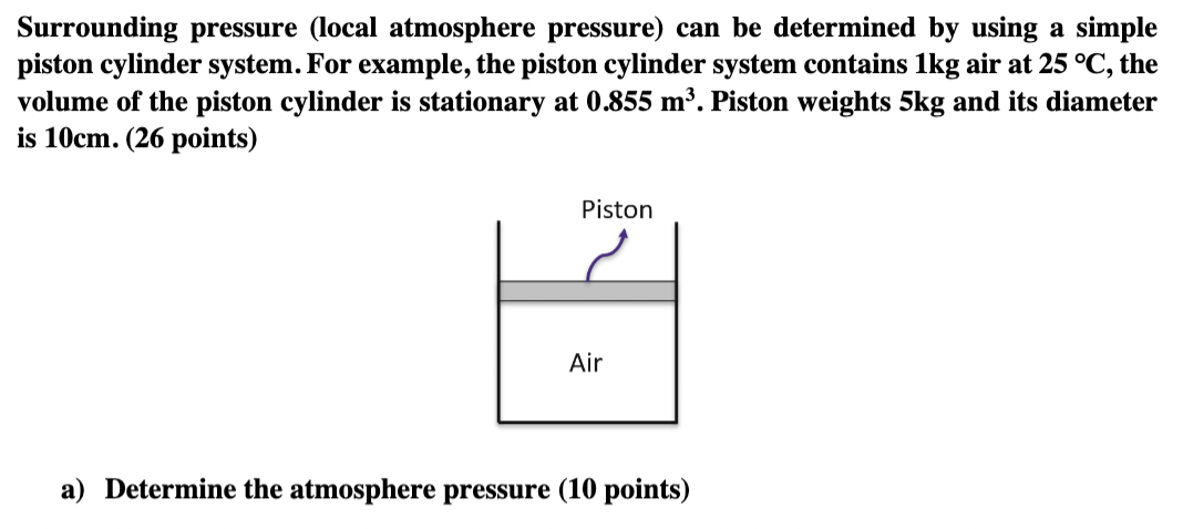 Solved Surrounding pressure (local atmosphere pressure) can | Chegg.com