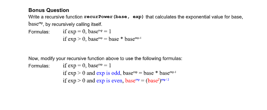 Solved Question 5 Rewrite the following using a recursive | Chegg.com