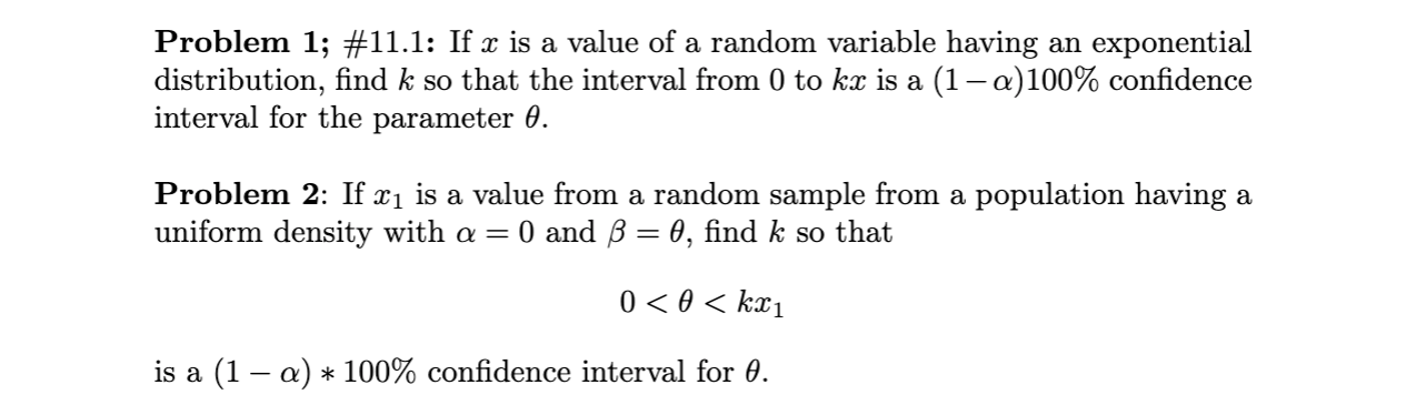 Solved Problem 1; #11.1: If x is a value of a random | Chegg.com