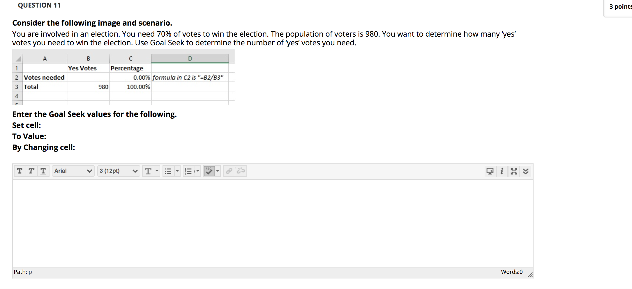Solved QUESTION 11 3 points Consider the following image and | Chegg.com