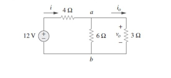 Solved Find 𝑖𝑜 and 𝑣𝑜 in the circuit shown in the | Chegg.com