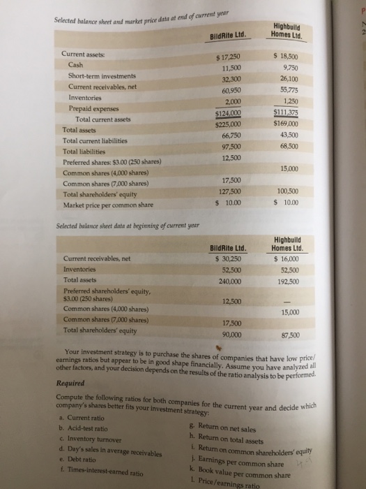 Solved Problem 18-6A Assume you are purchasing an investment | Chegg.com
