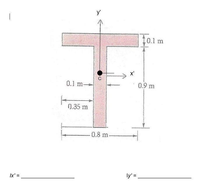 Solved Problem 4 (10 points) Determine the moment of inertia | Chegg.com