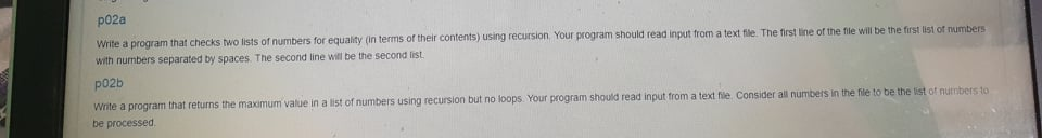Solved PYTHON PROBLEM. solve p02b. Hi im having trouble with | Chegg.com
