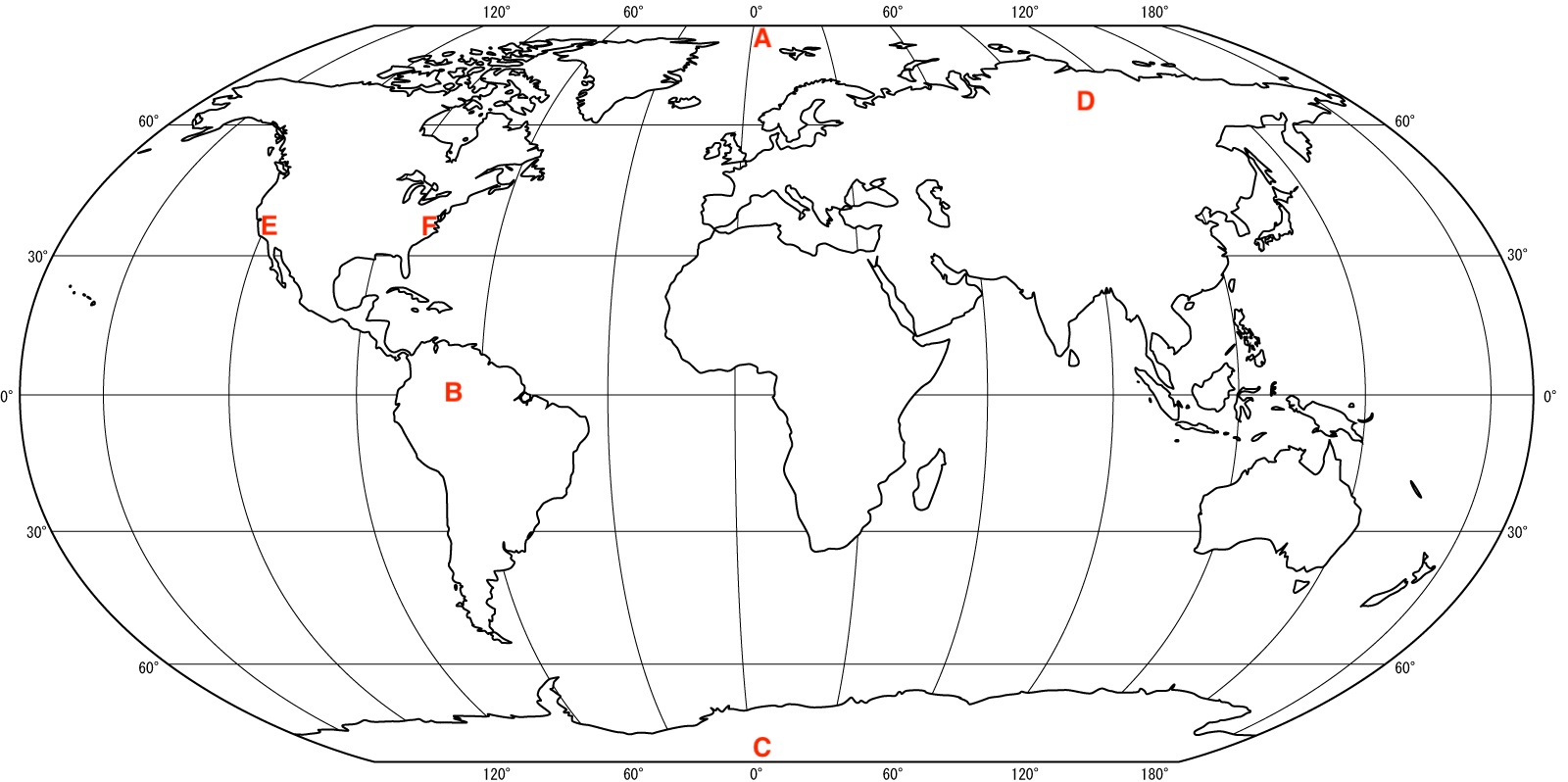 Solved 3. Use the map below to match each location to its | Chegg.com