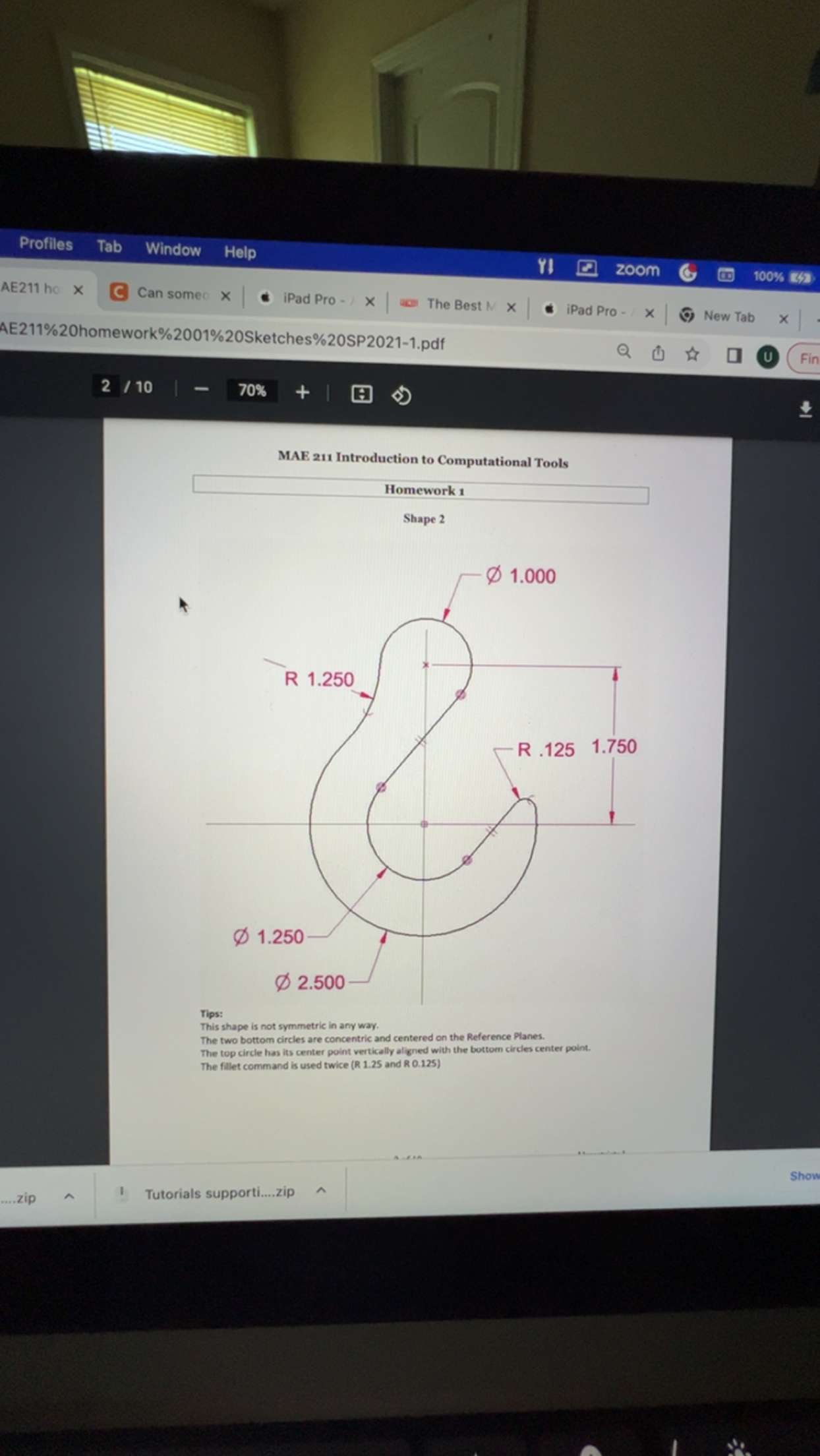 Solved MAE 211 Introduction to Computational Tools Homework | Chegg.com