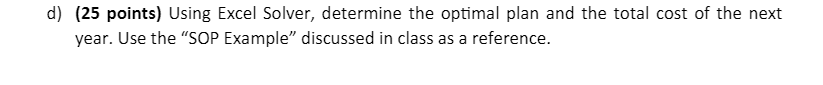 Solved Using Excel to complete the following question. You | Chegg.com