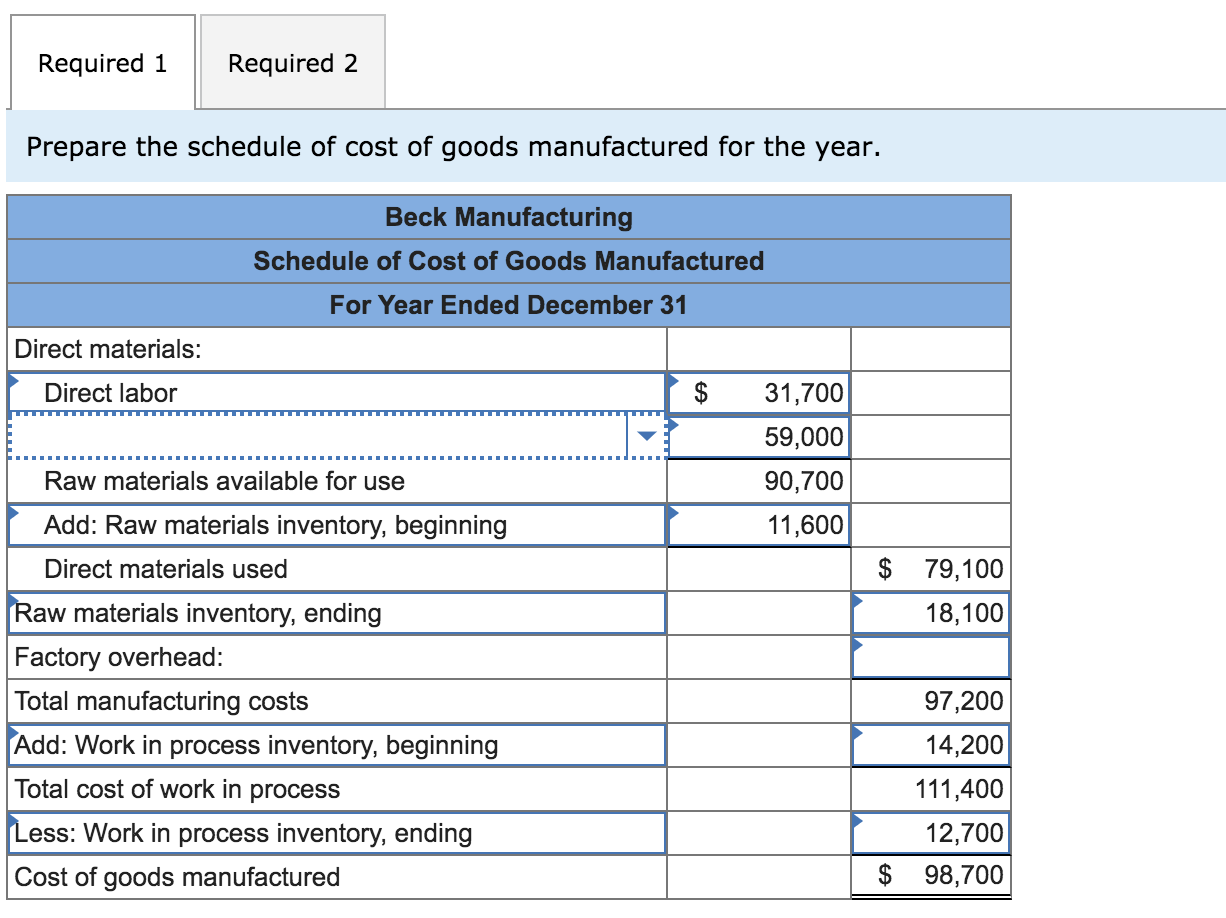 solved-beck-manufacturing-reports-the-following-information-chegg