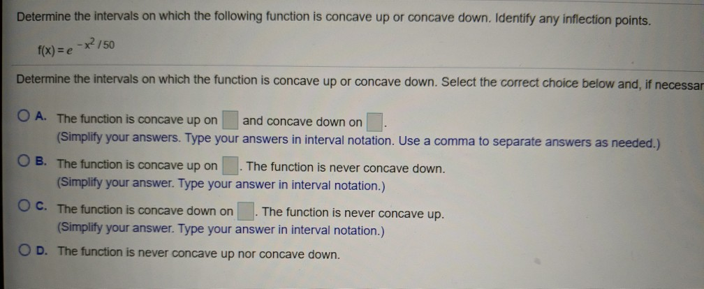 Solved Determine the intervals on which the following | Chegg.com