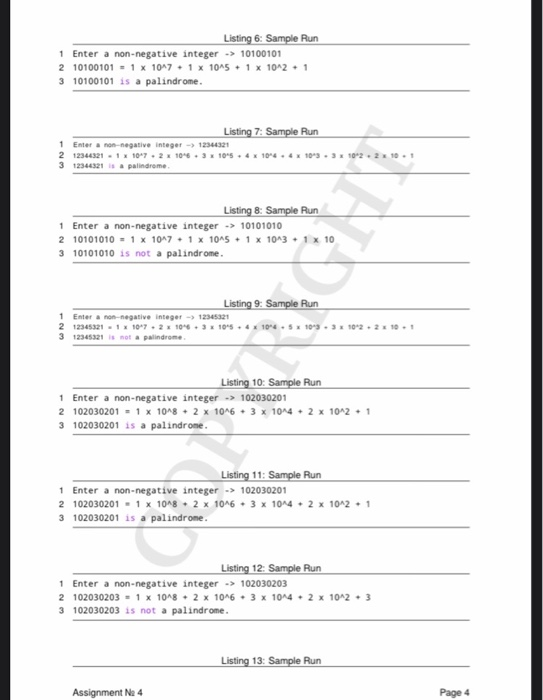 Solved Place Value Decomposition of Non-negative Integers | Chegg.com