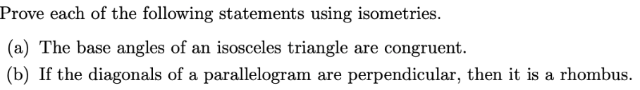 Solved Prove Each Of The Following Statements Using | Chegg.com