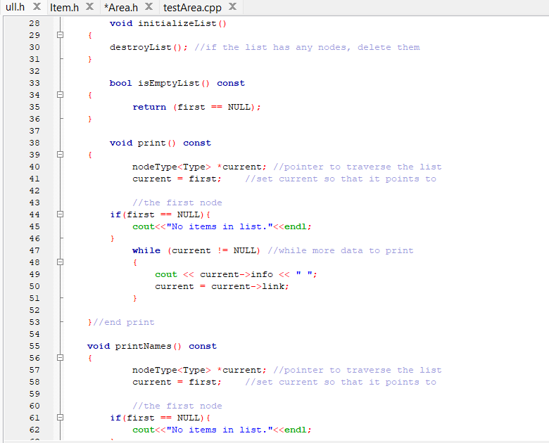 Solved Just need help with search member method c++. Thank | Chegg.com