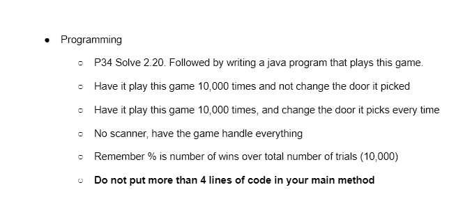 Solved The following game was played on a popular television | Chegg.com