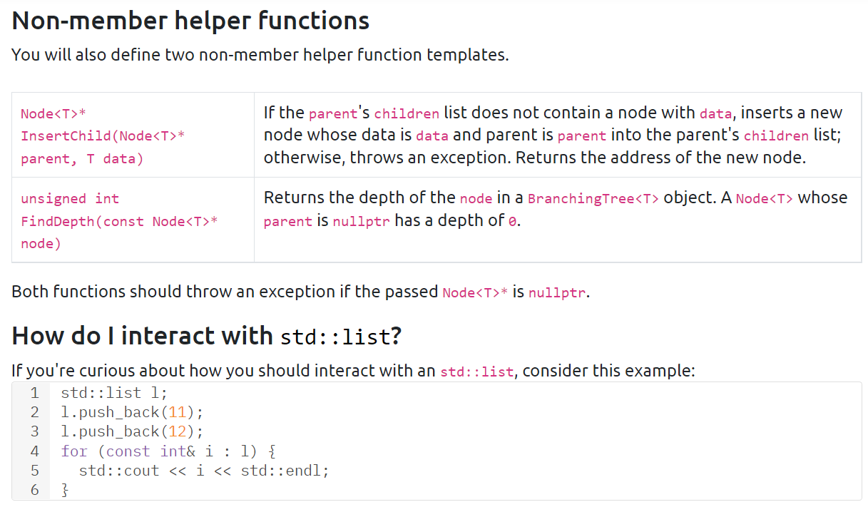 In this activity, you will implement a BranchingTree. | Chegg.com