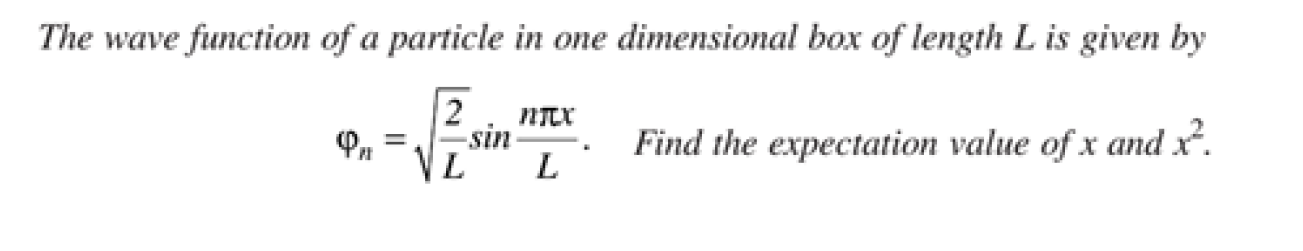 Solved The wave function of a particle in one dimensional | Chegg.com