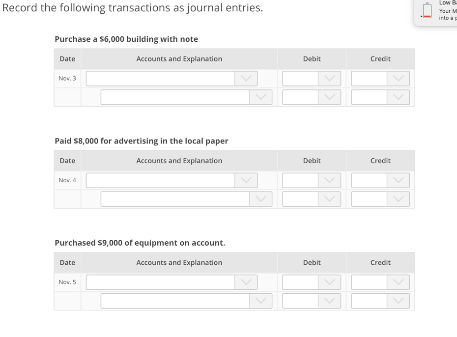 Solved Record The Following Transactions As Journal Entries. | Chegg.com