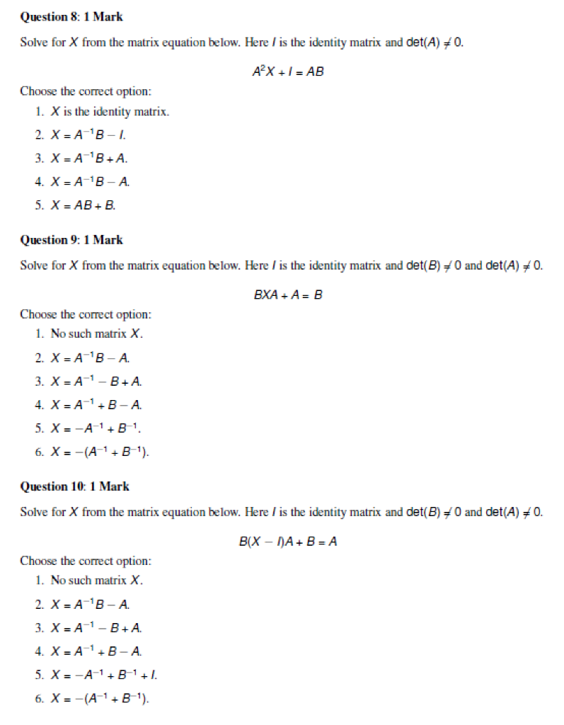 Solved ASSIST ALL 3 QUESTIONS URGENT: THANKS Question 8: 1 | Chegg.com