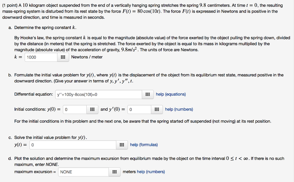 Solved Part c is the only part that i can not figure out the | Chegg.com