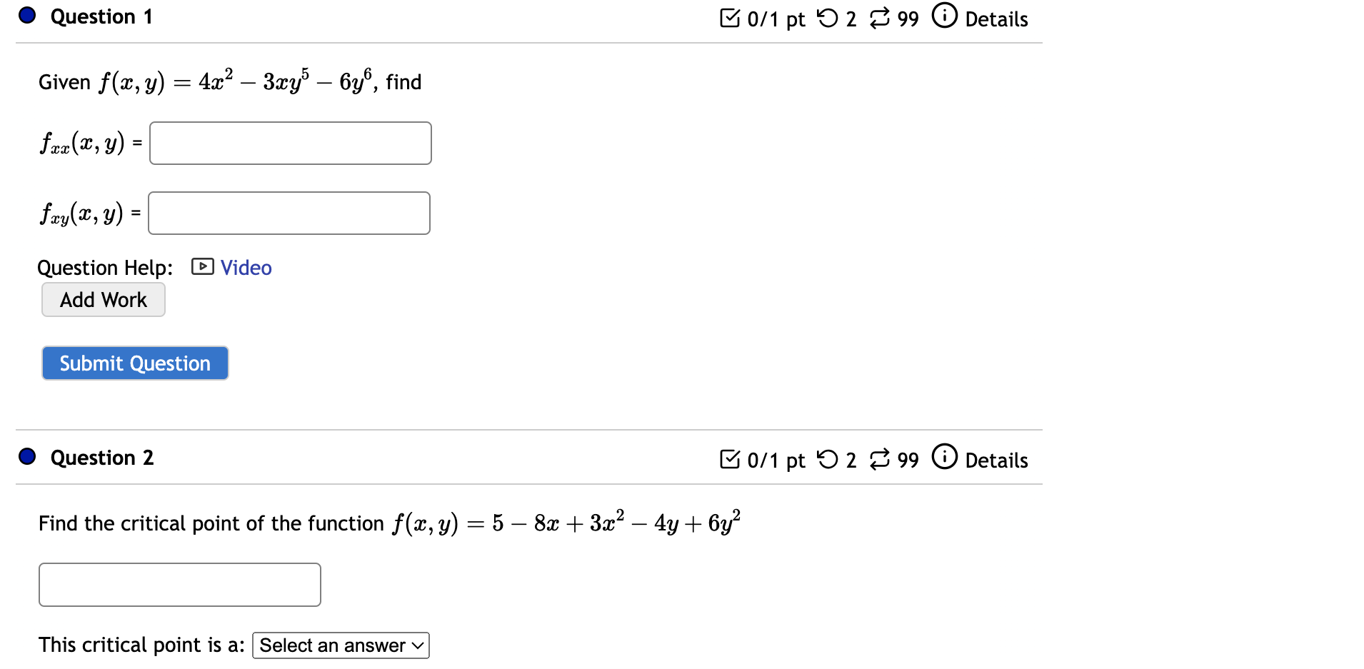 Solved Given F X Y 4 X {2} 3 X Y {5} 6 Y {6} Find