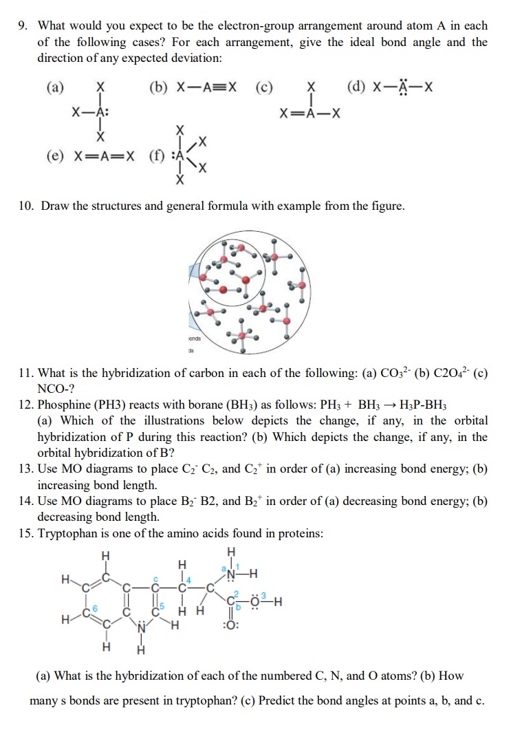 Solved 1. Which of the following numbers of electron groups | Chegg.com