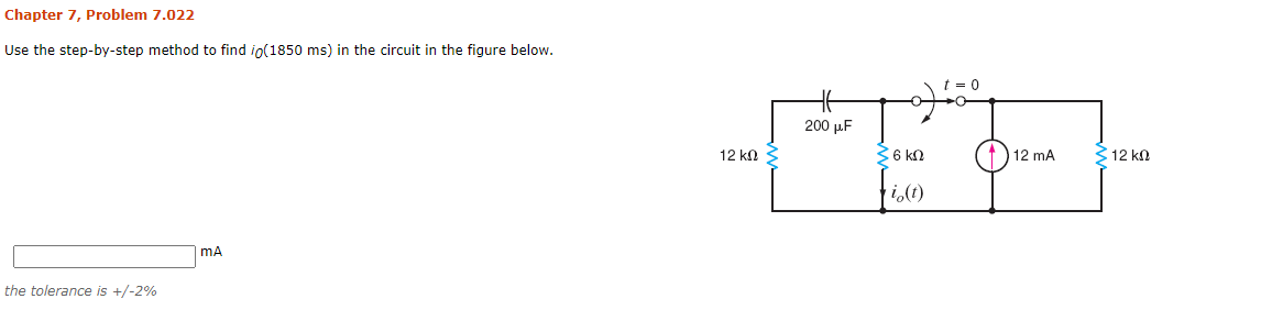 Solved Chapter 7, Problem 7.022 Use the step-by-step method | Chegg.com