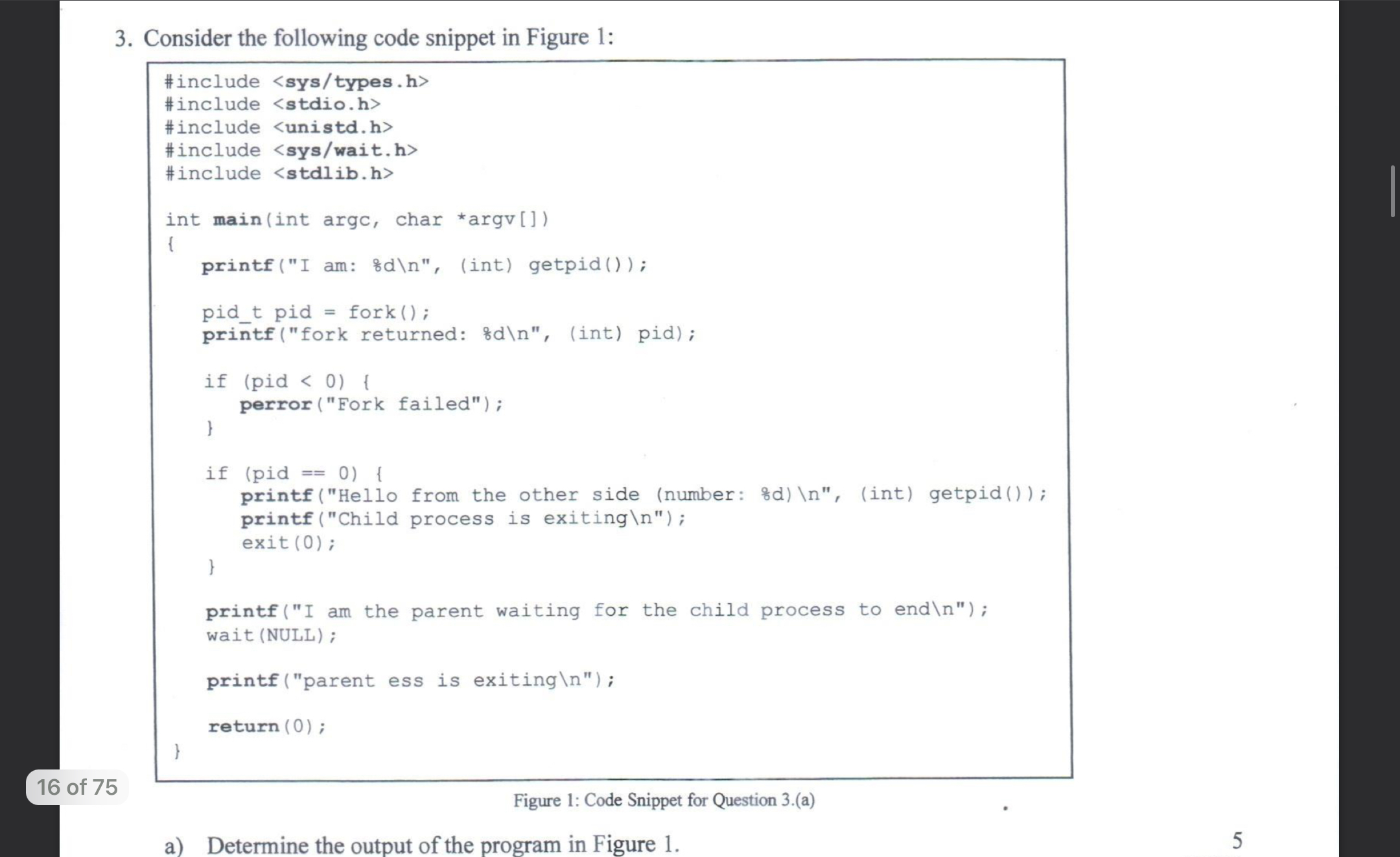 Solved Consider The Following Code Snippet In Figure 1: | Chegg.com