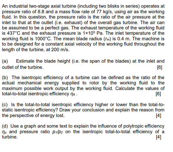 Методическое указание по теме The gas-dynamic calcualation of the axial turbine stage