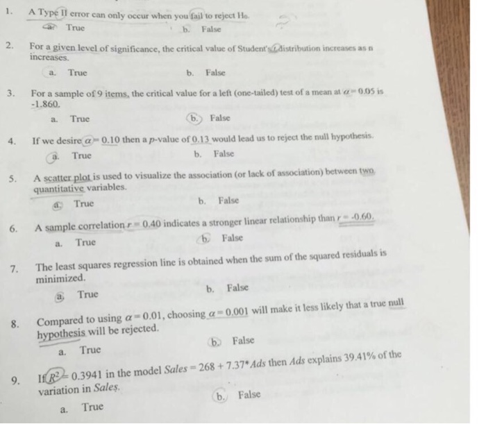 Solved A type II error can only occur when you fail to | Chegg.com