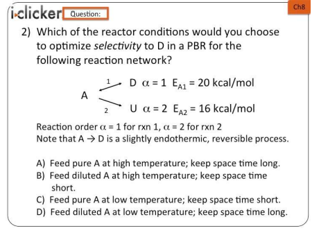 Solved 1) Consider the reaction network below: if the | Chegg.com