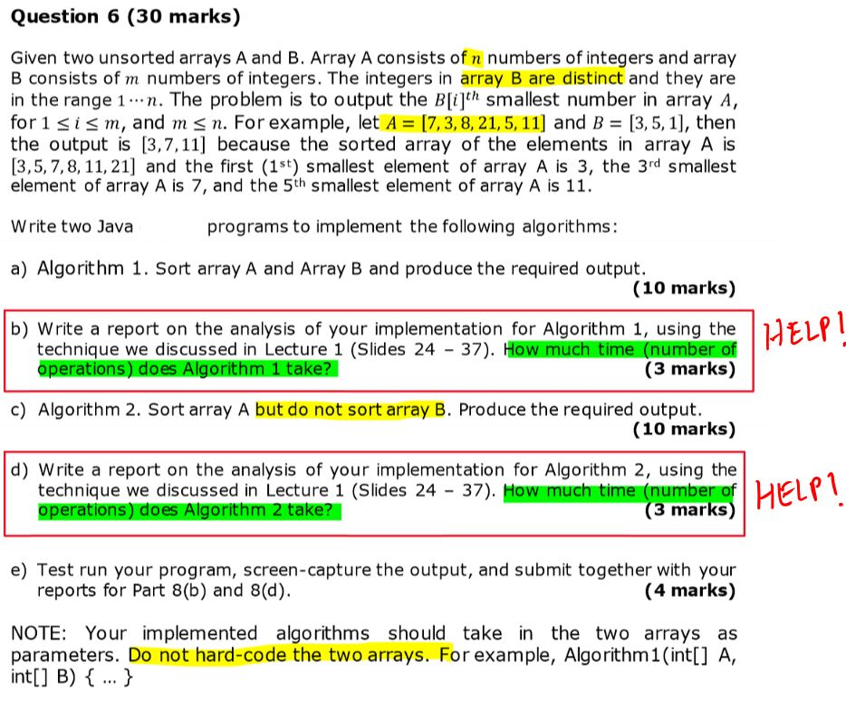 Solved Please Help With Q6(b) And Q6(d) ONLY~~~ Below Is | Chegg.com