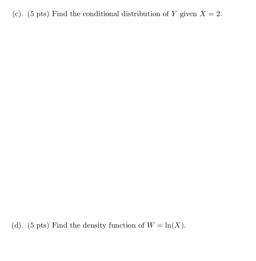 Solved Problem 3. Suppose X And Y Have Joint Pdf F(x, Y) = | Chegg.com