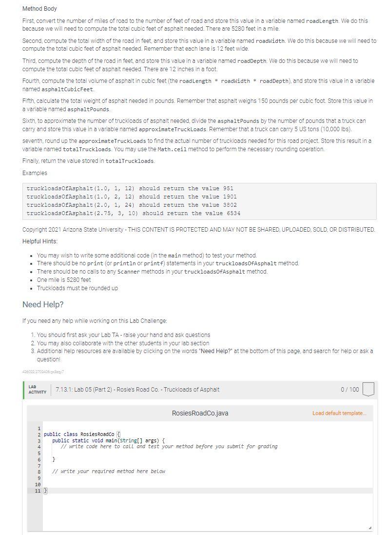 Solved Problem Description and Given Info Rosies Road Co. is | Chegg.com
