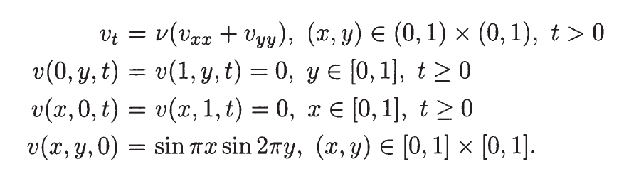 Solved I need exact solution of this 2d diffusion equation. | Chegg.com