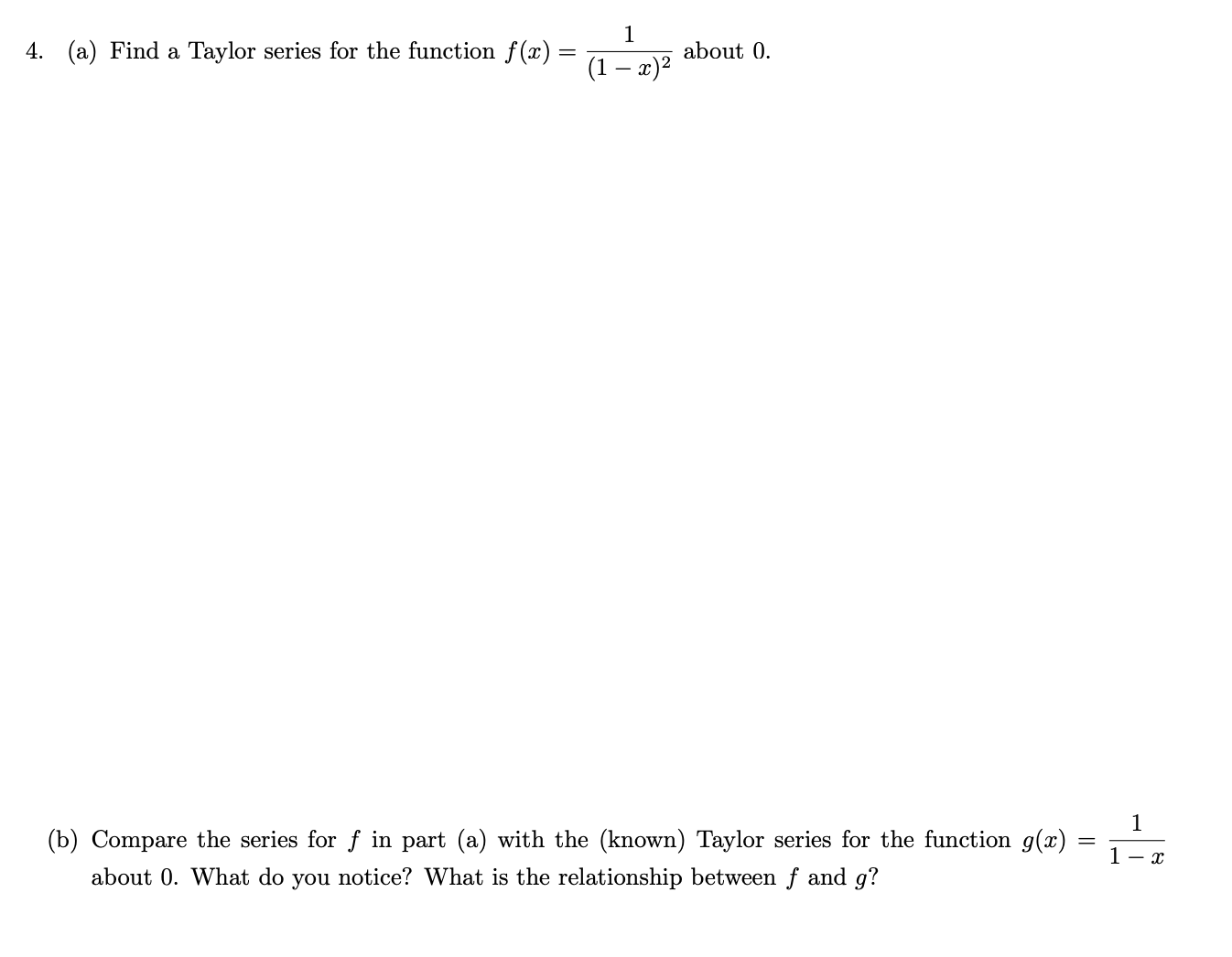 solved-4-a-find-a-taylor-series-for-the-function-chegg