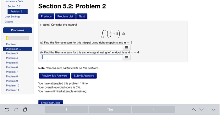 Solved Homework Sets Section 5.2: Problem 2 Section 5.2 | Chegg.com