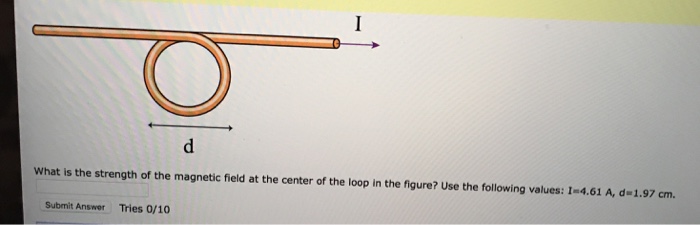 Solved What is the strength of the magnetic field at the | Chegg.com