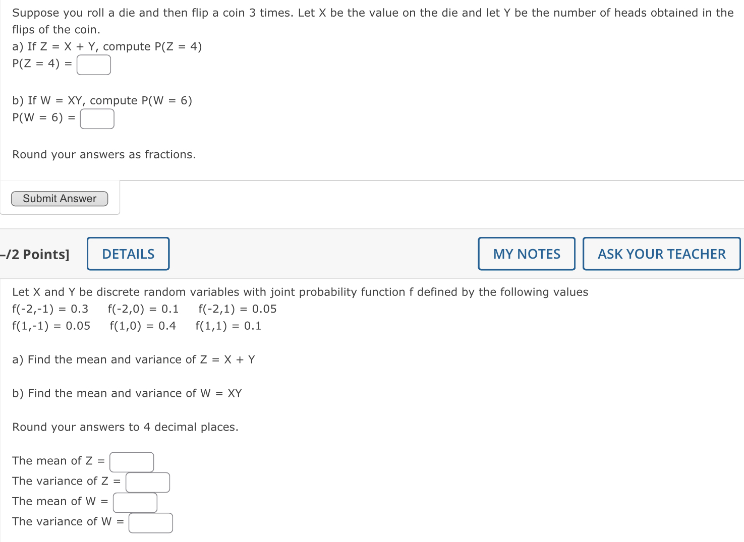 Solved 6. Suppose you roll a die and then flip a coin 3 Chegg