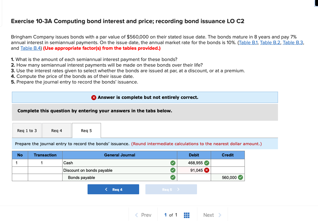 Solved Exercise 10-3A Computing Bond Interest And Price; | Chegg.com