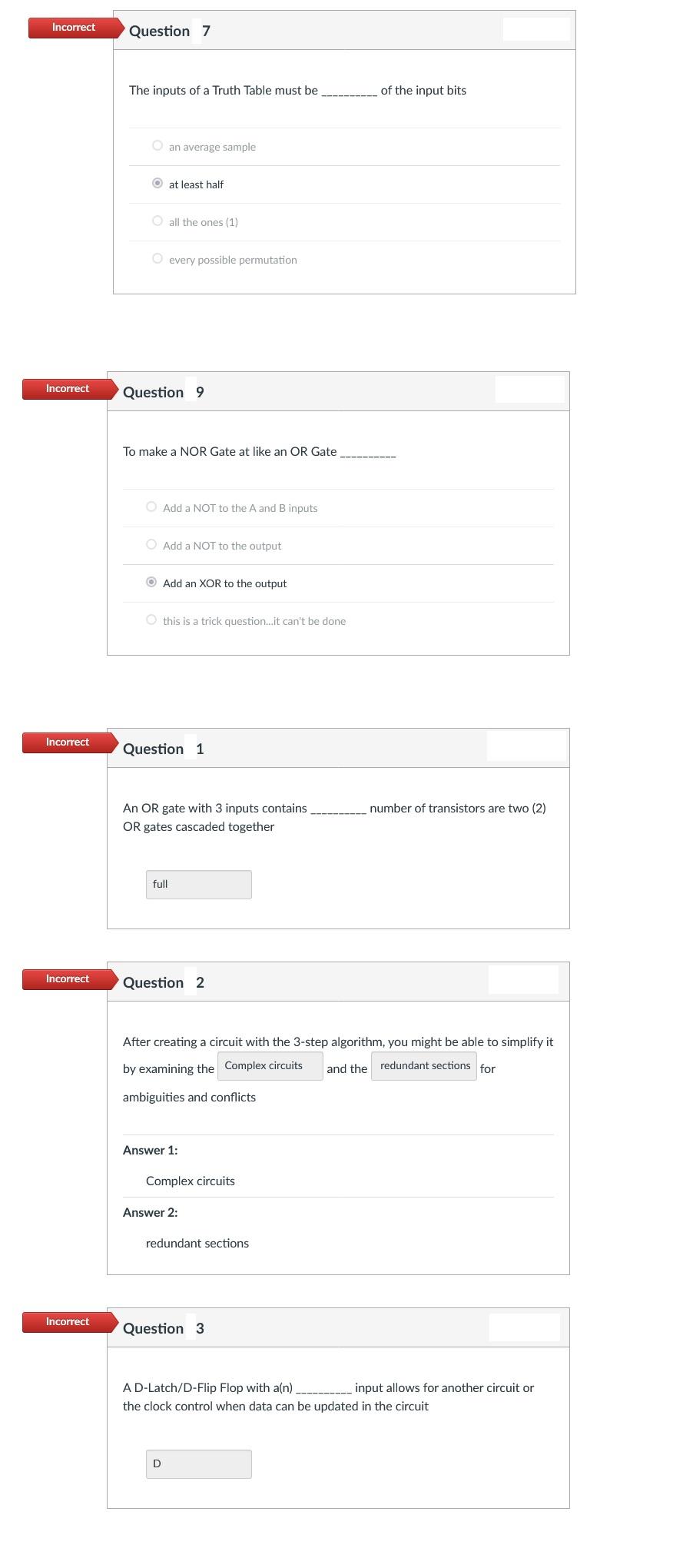 Solved Really need CS expert help answering correctly to | Chegg.com