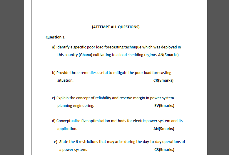 Solved (ATTEMPT ALL QUESTIONS) Question 1 a) Identify a | Chegg.com