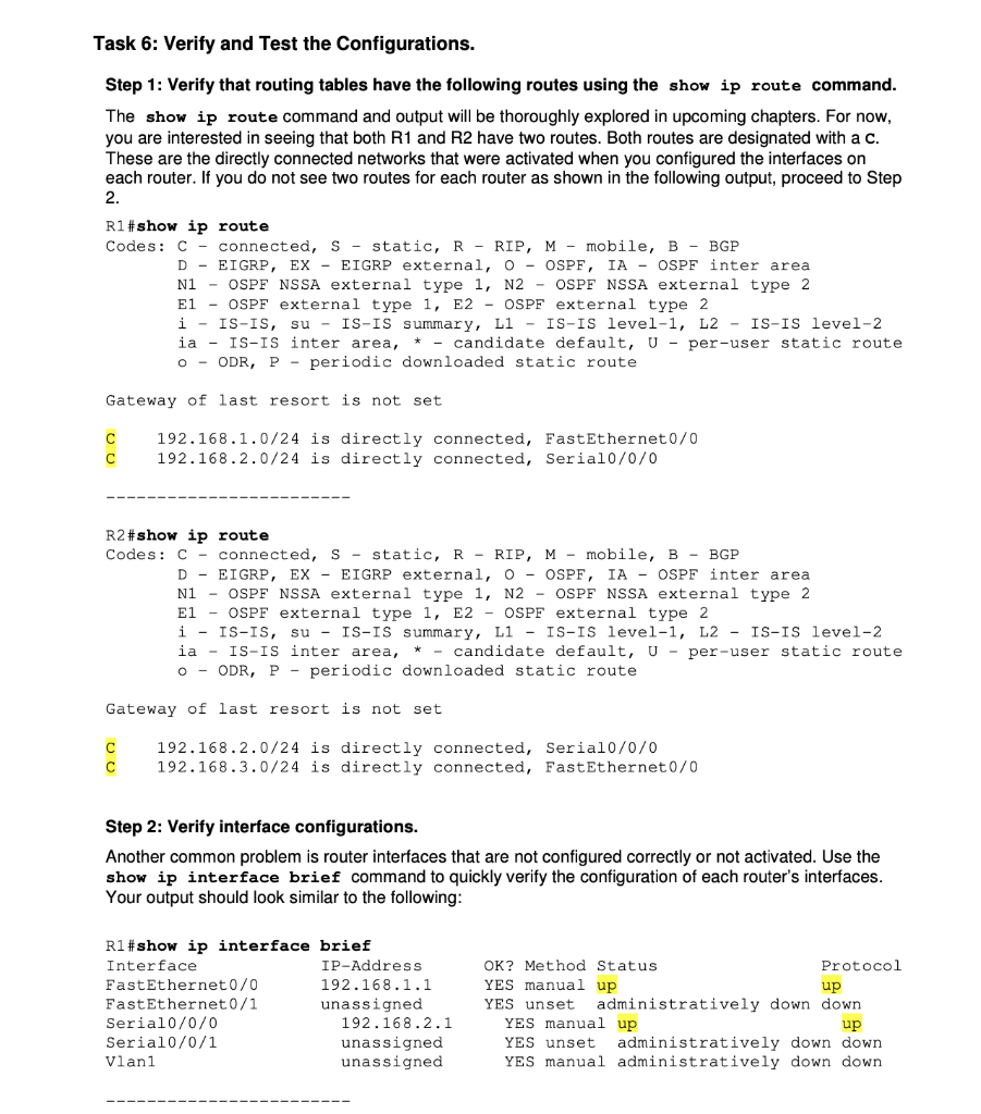 Cisco Networking Academy Mind Wide Open Lab 1.5.2: | Chegg.com