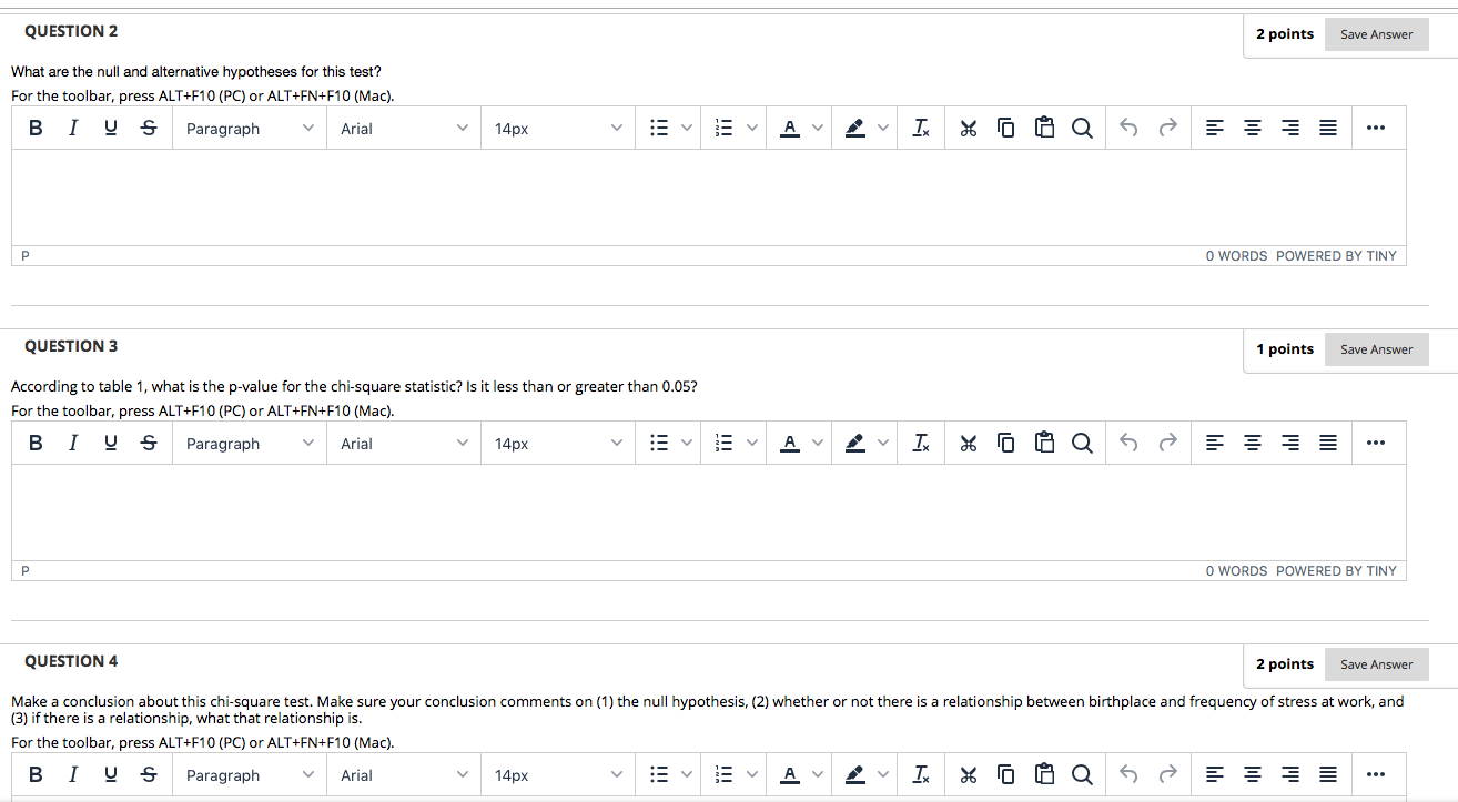 Solved Question 1 2 Points Save Answer Table 1 Shows The Chegg Com