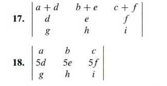 Solved Find The Determinants In Exercises 15−20, Where | Chegg.com