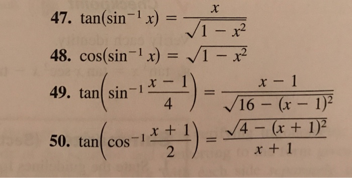 solved-verify-the-trigonometric-identity-tan-sin-1-x-chegg