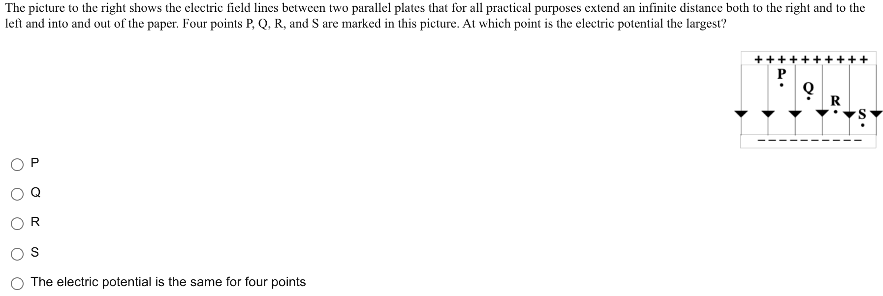 Solved The picture to the right shows the electric field | Chegg.com
