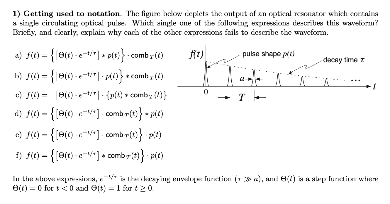 1) Getting used to notation. The figure below depicts | Chegg.com