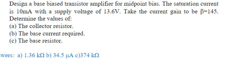 Solved I Would Like To Know How To Find The B And C In This | Chegg.com